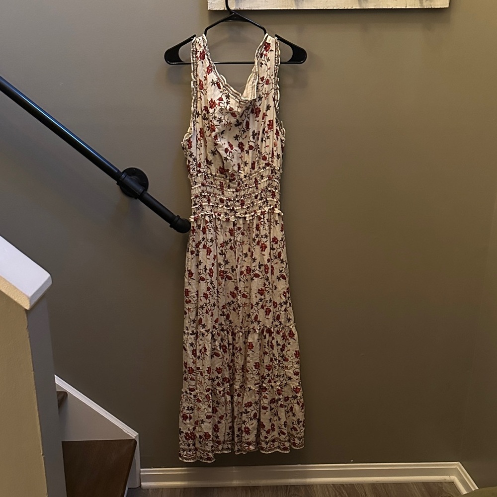 Max Studio Floral Print Maxi Dress